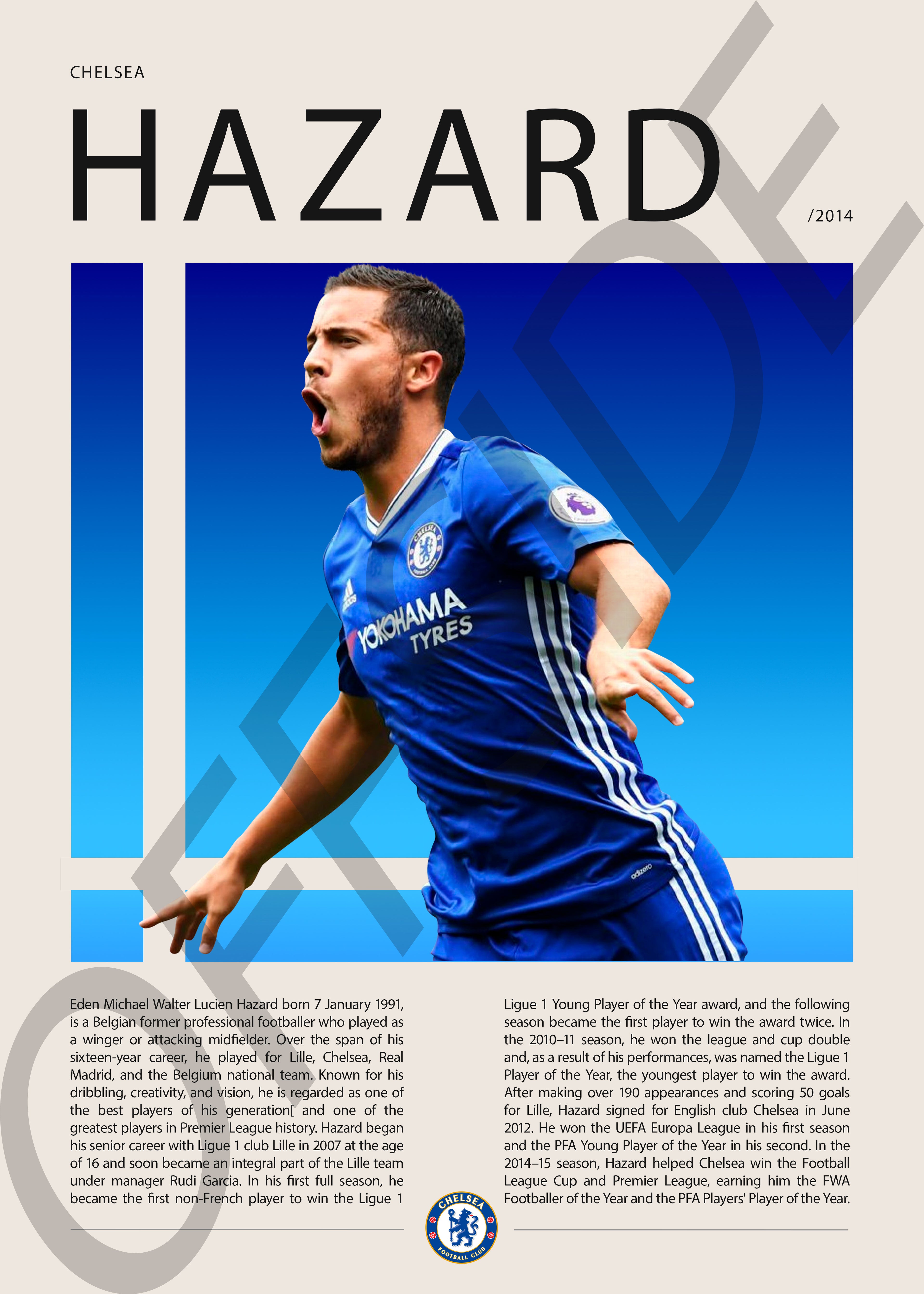 Eden Hazard "El Duque" en Chelsea Temporada 2014