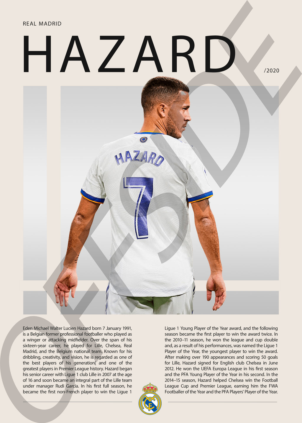 Eden Hazard "El Duque" en Real Madrid Temporada 2020
