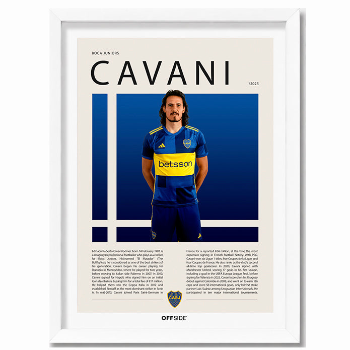 Edinson Cavani "El Matador" en Boca Junior Temporada 2025