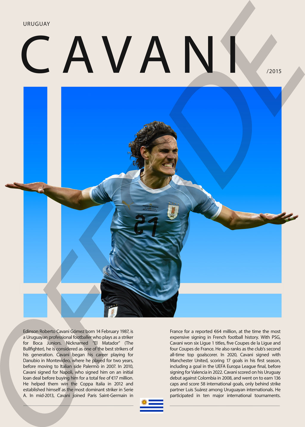 Edinson Cavani "El Matador" en Uruguay Clasificatorias 2015