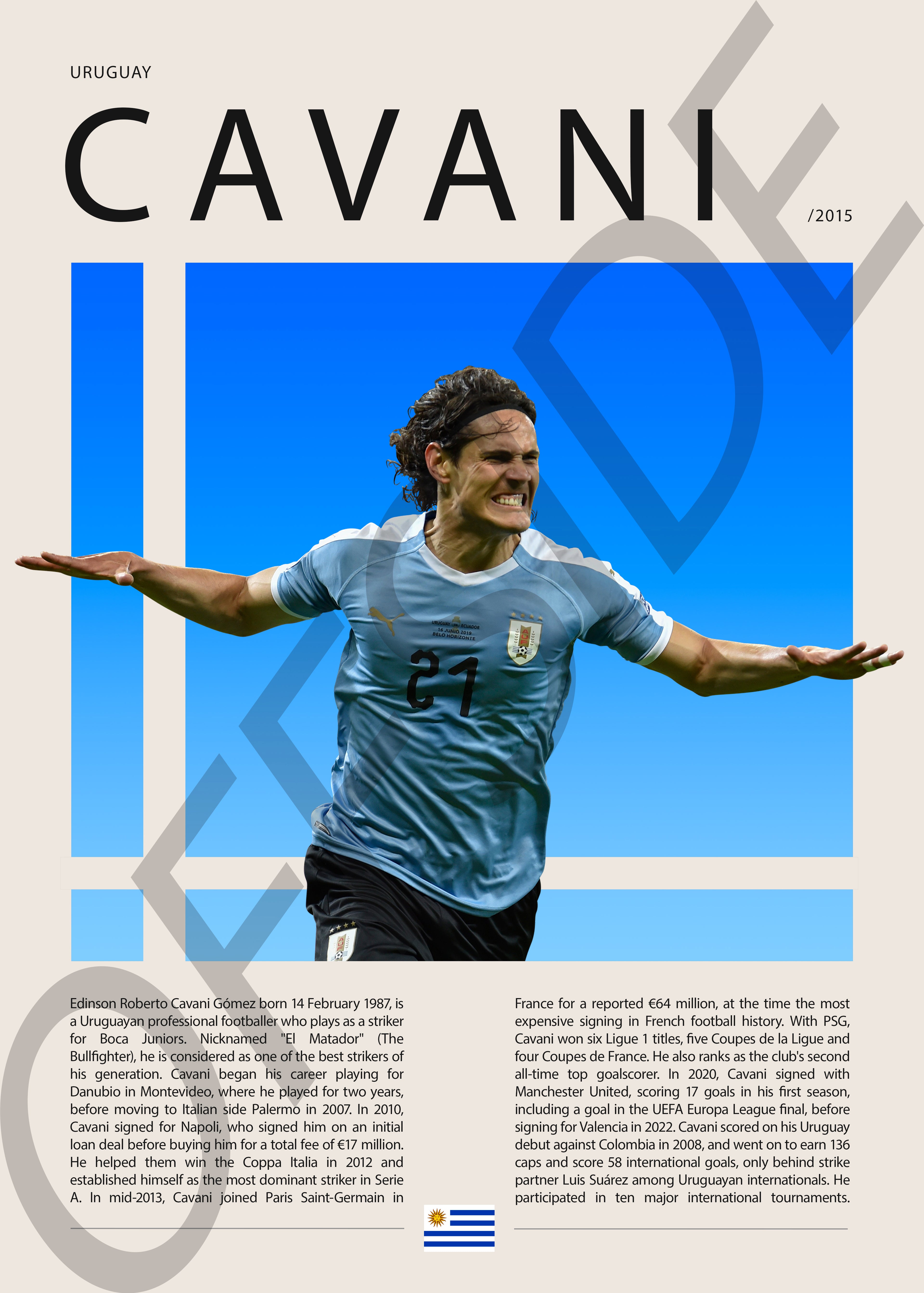 Edinson Cavani "El Matador" en Uruguay Clasificatorias 2015