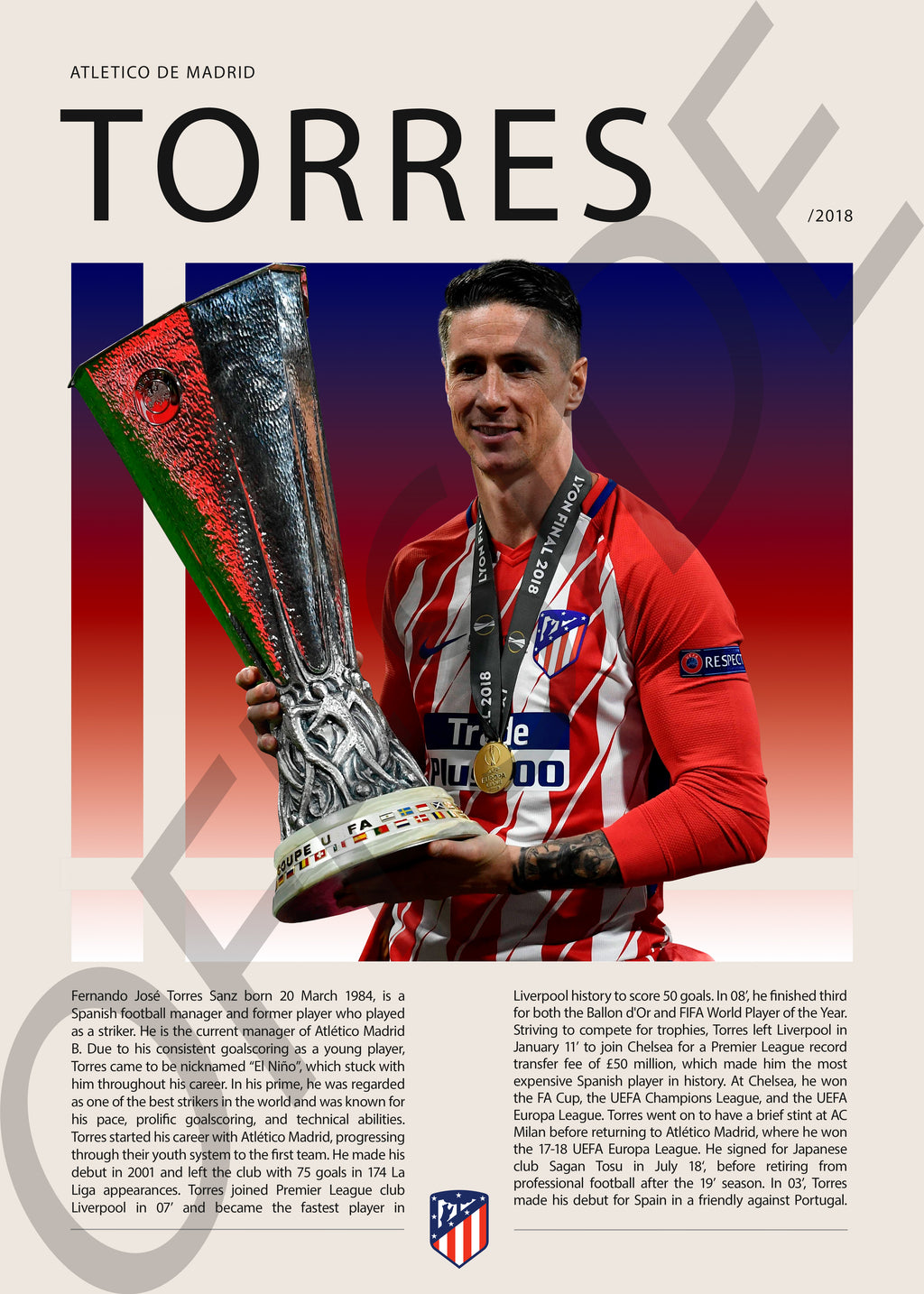 Fernando Torres "El Niño" en Atletico de Madrid Temporada 2018