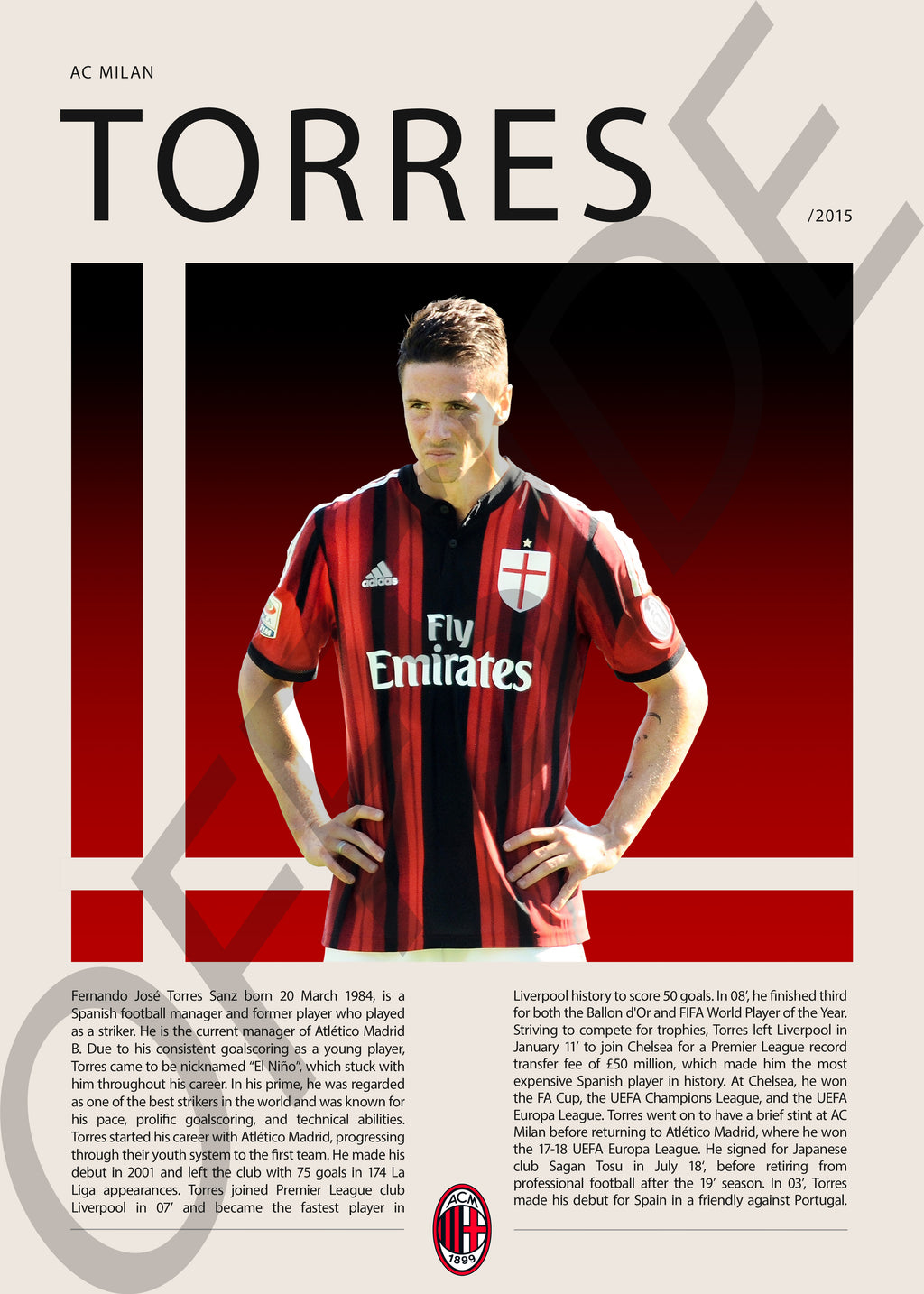 Fernando Torres "El Niño" en AC Milan Temporada 2015