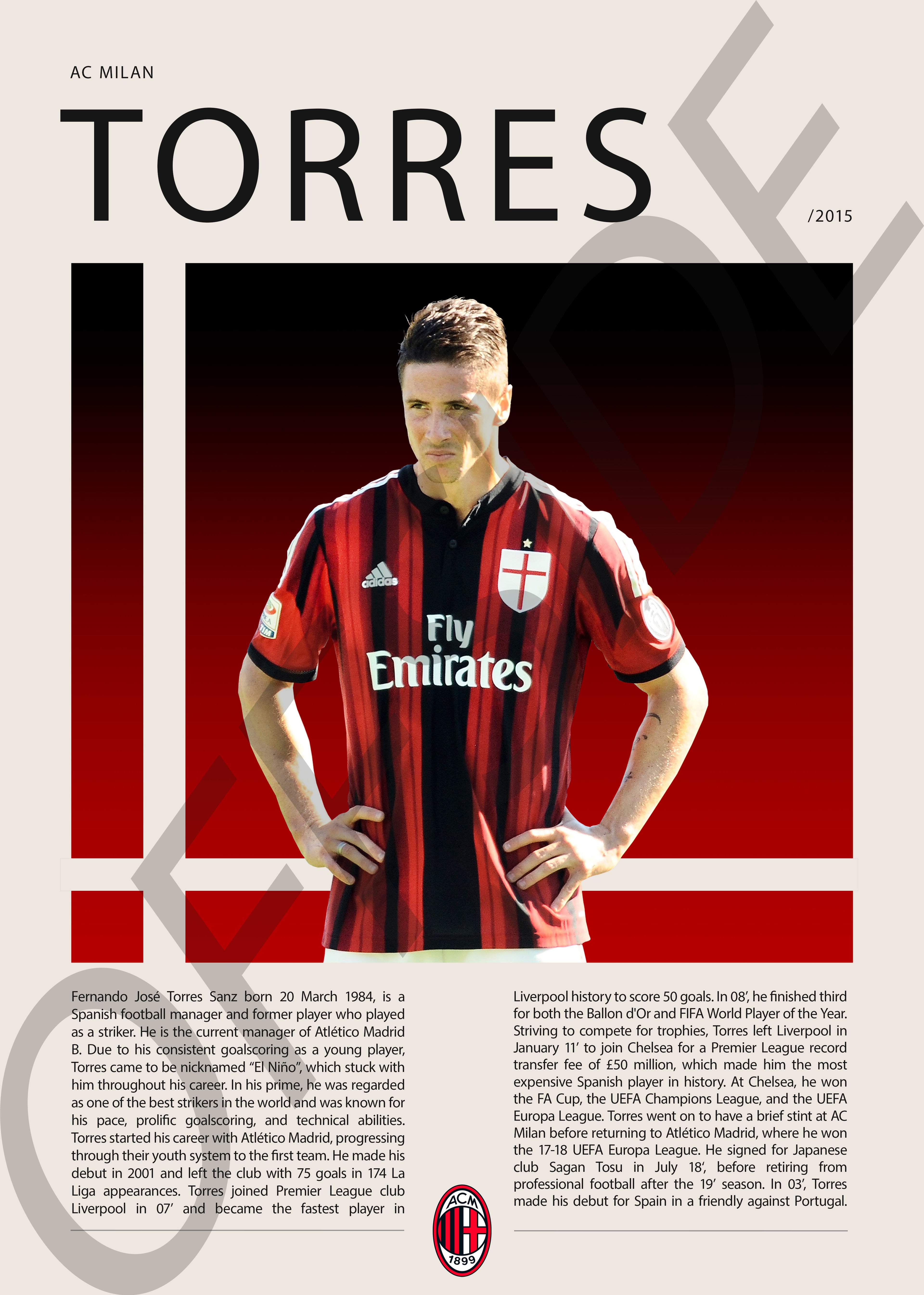 Fernando Torres "El Niño" en AC Milan Temporada 2015