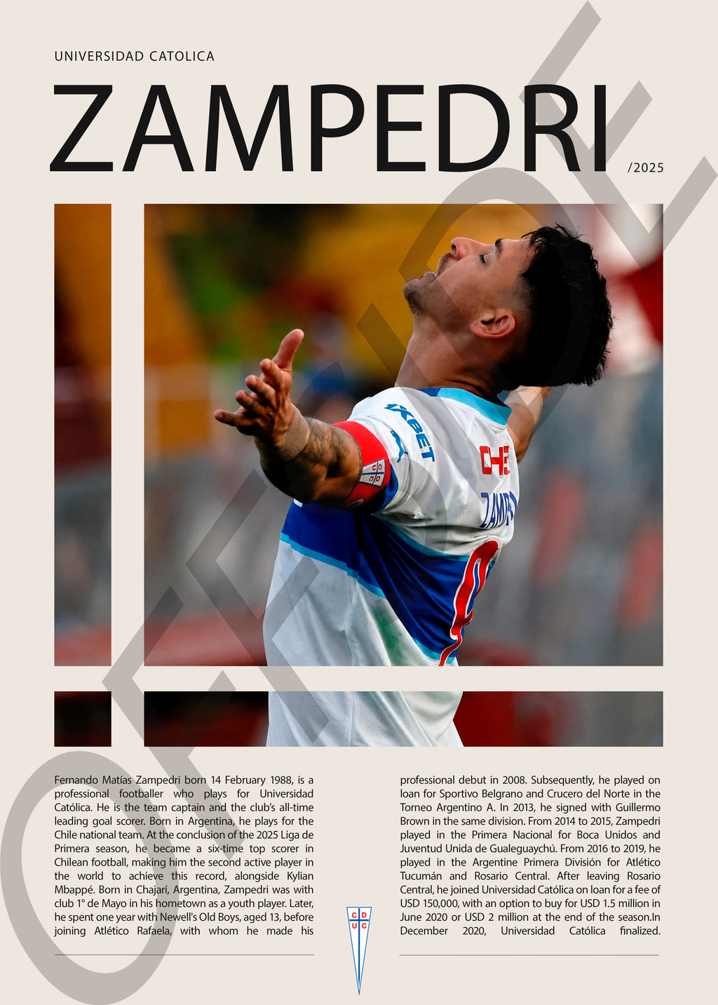 Fernando Zampedri "El Toro" en U. Catolica Temporada 2025