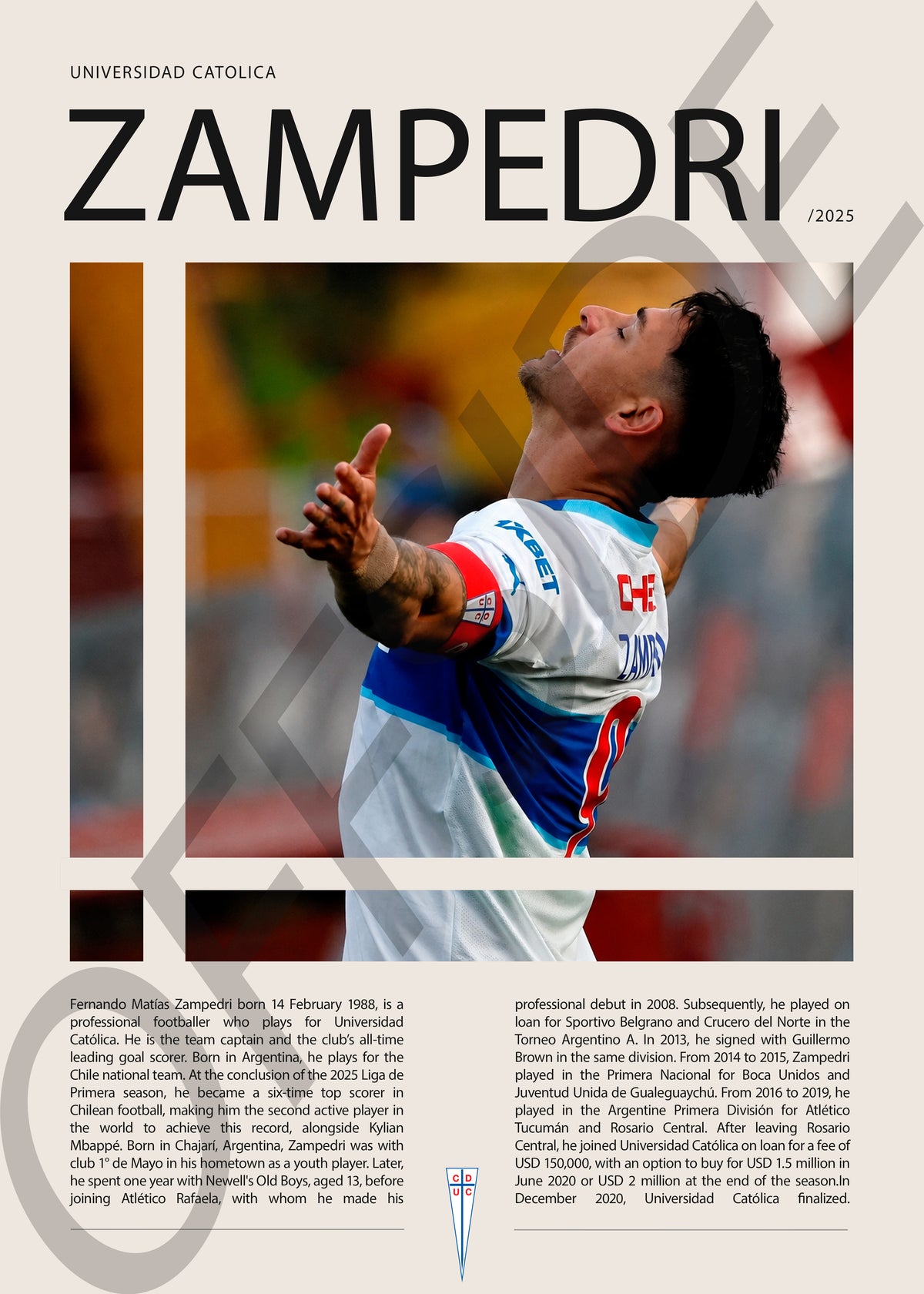 Fernando Zampedri "El Toro" en U. Catolica Temporada 2025