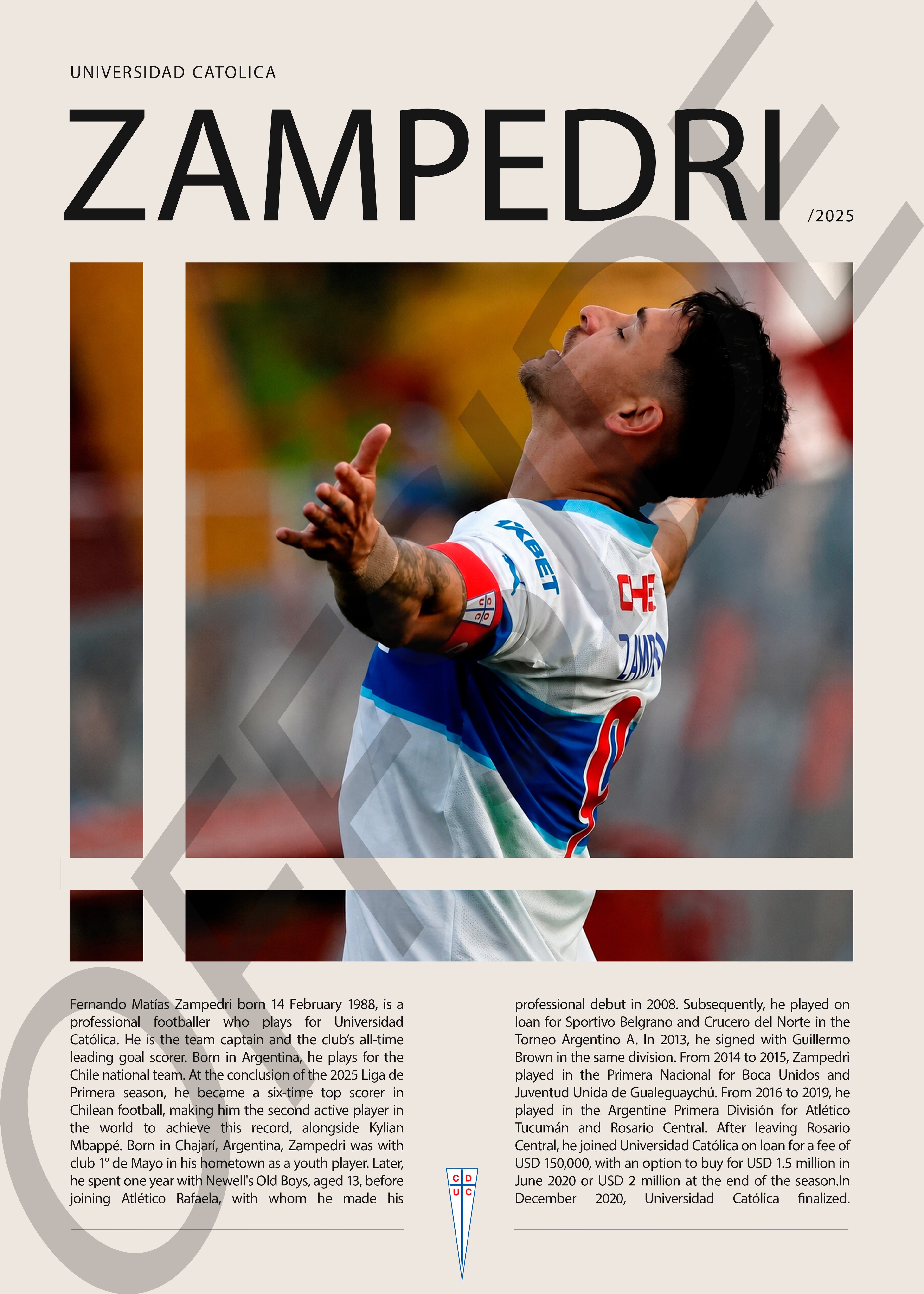 Fernando Zampedri "El Toro" en U. Catolica Temporada 2025