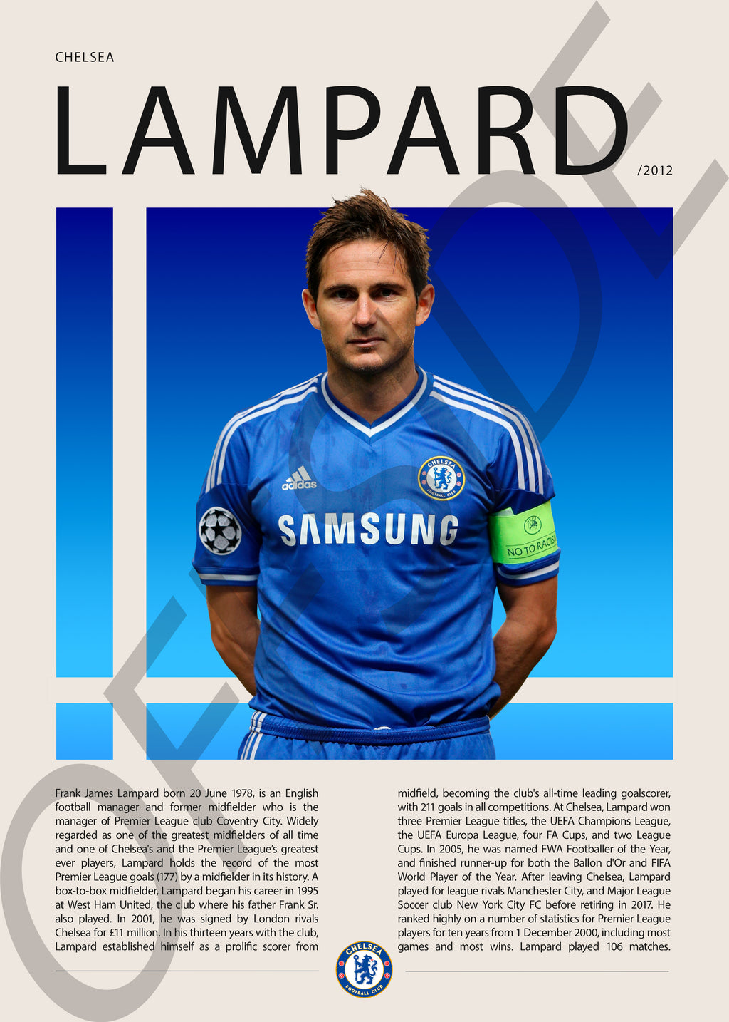 Frank Lampard "Frankie" en Chelsea Temporada 2012