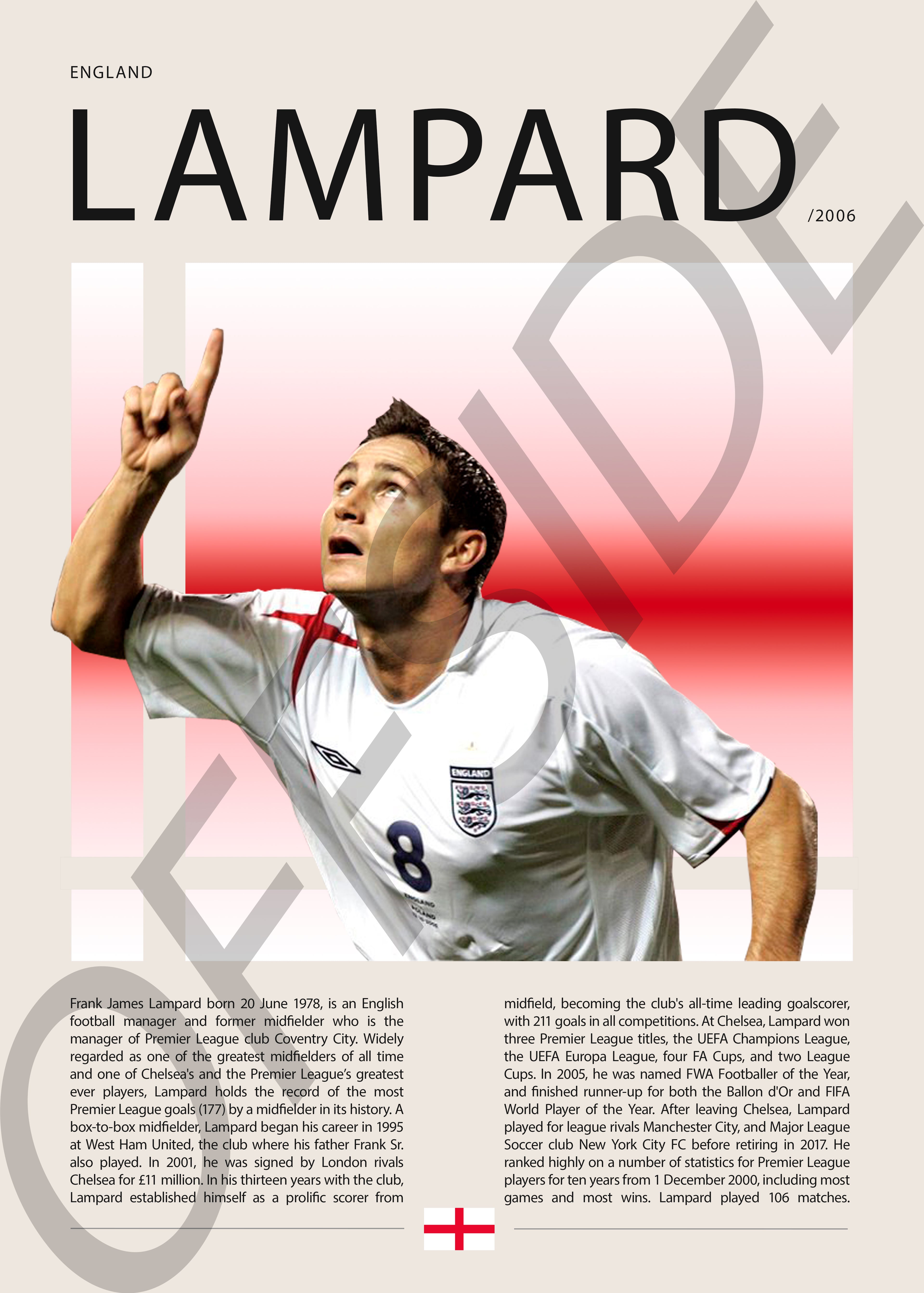 Frank Lampard "Frankie" en Inglaterra Clasificatorias 2006