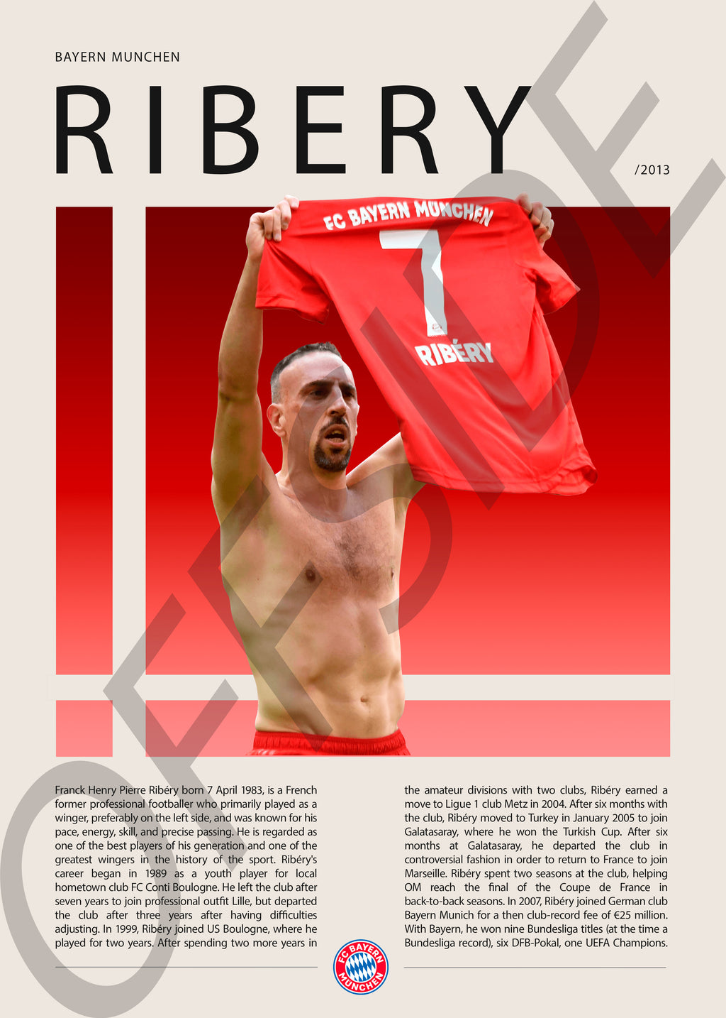 Franck Ribery "Scarface" en Bayern Munich Temporada 2013