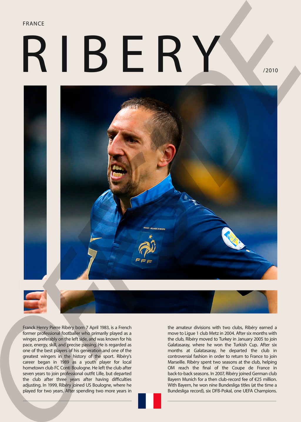 Franck Ribery "Scarface" en Francia Clasificatorias 2010