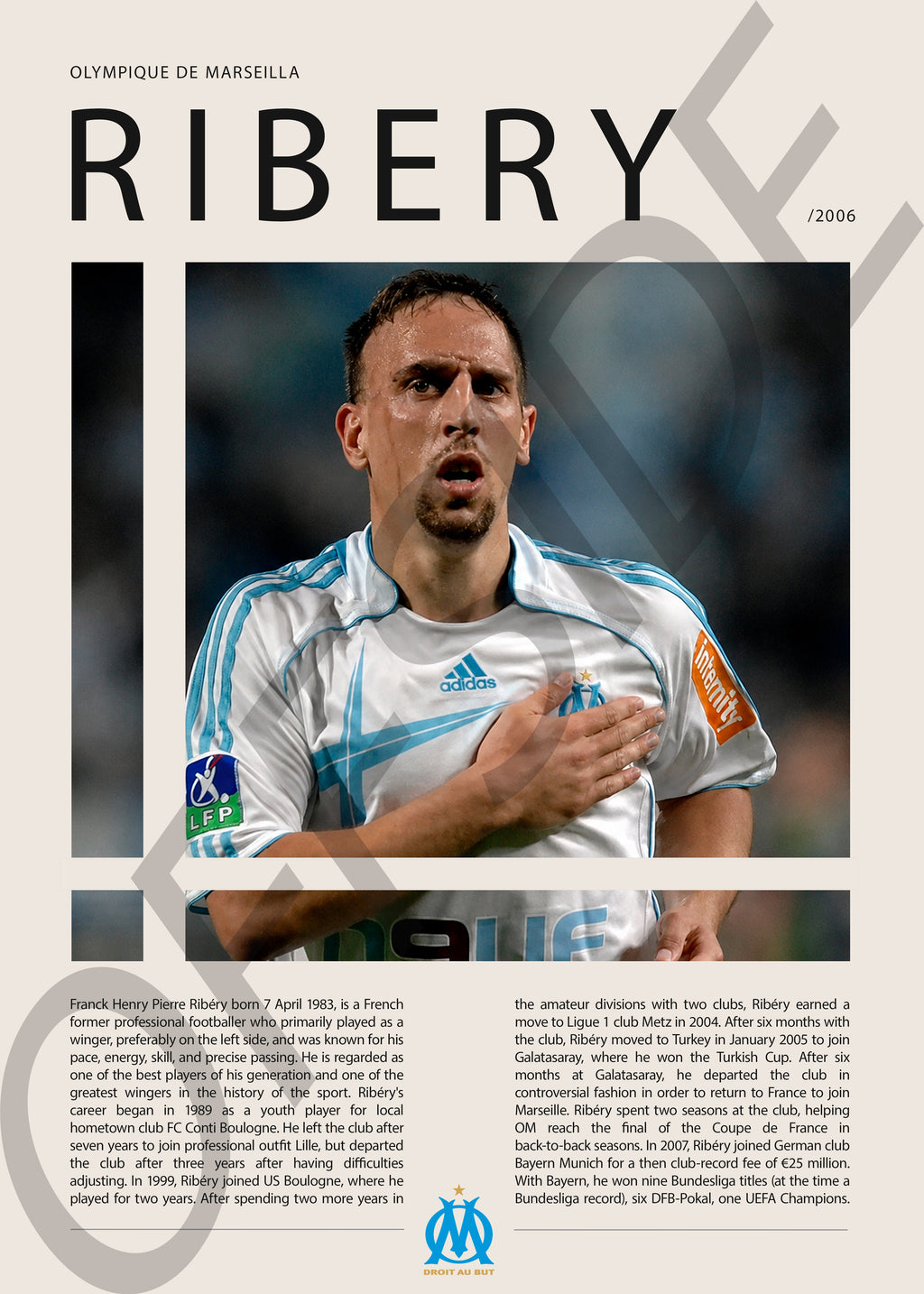 Franck Ribery "Scarface" en Olympique de Marsella Temporada 2006