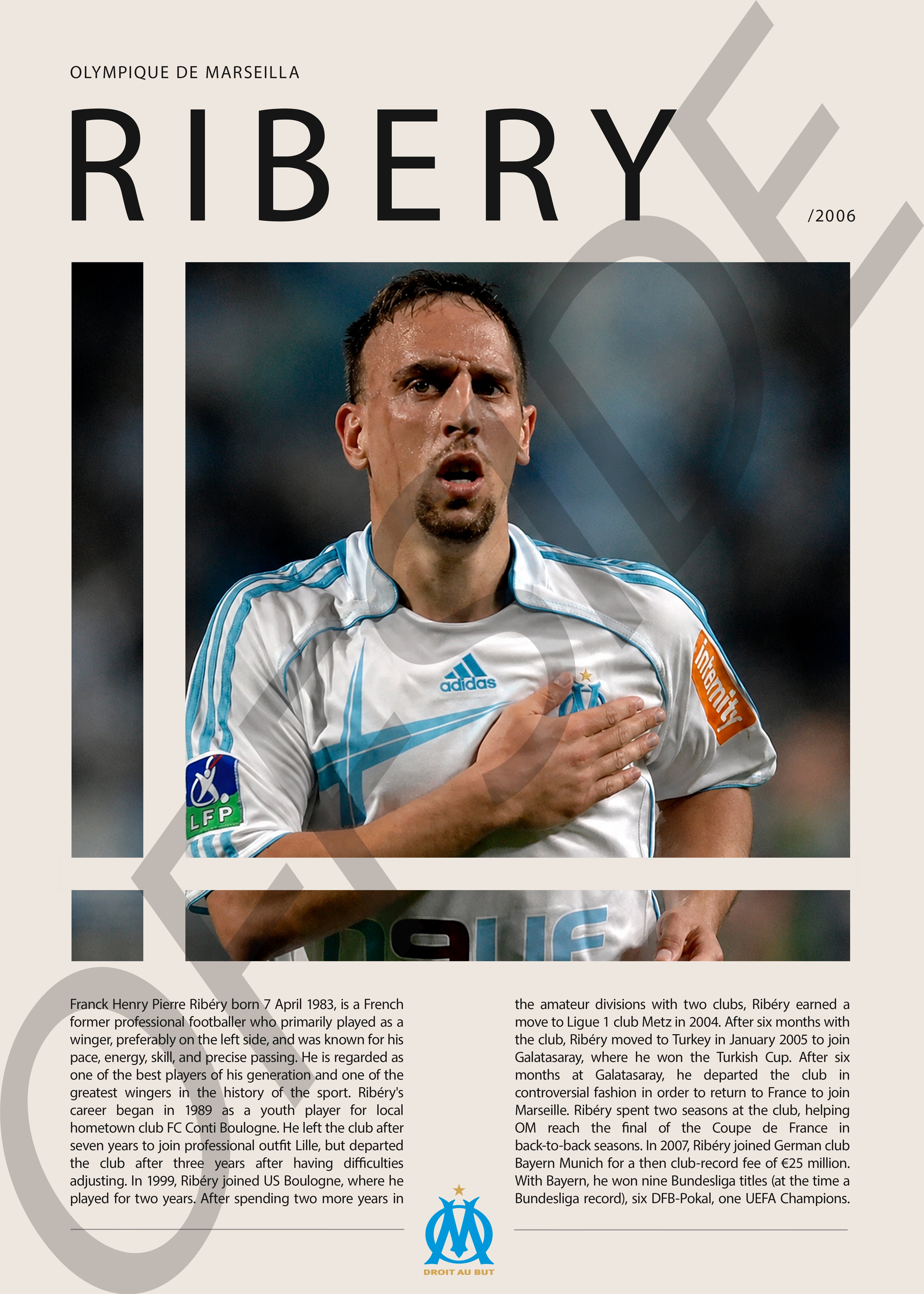 Franck Ribery "Scarface" en Olympique de Marsella Temporada 2006