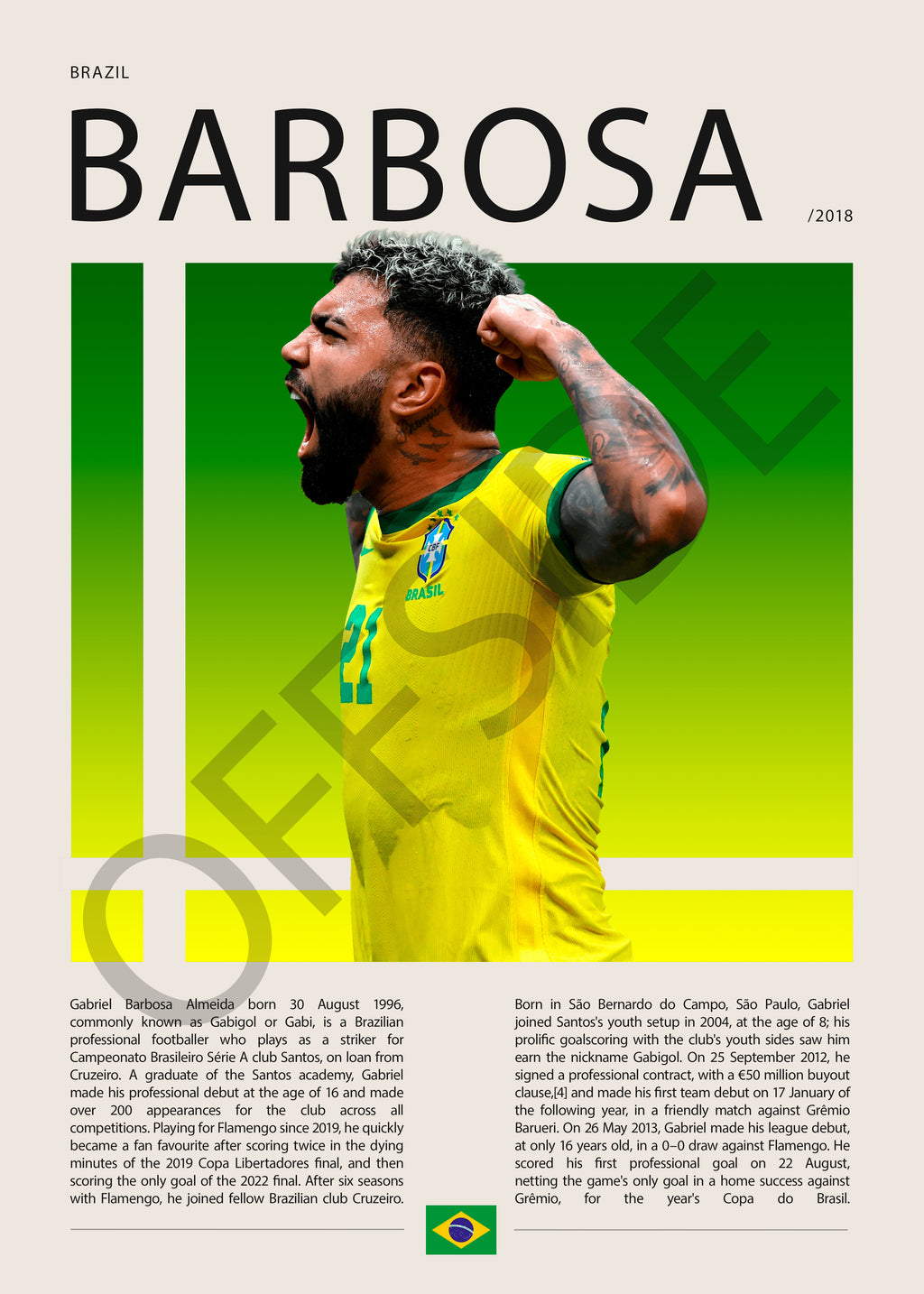 Gabriel Barbosa "Gabigol" en Brasil Clasificatorias 2018