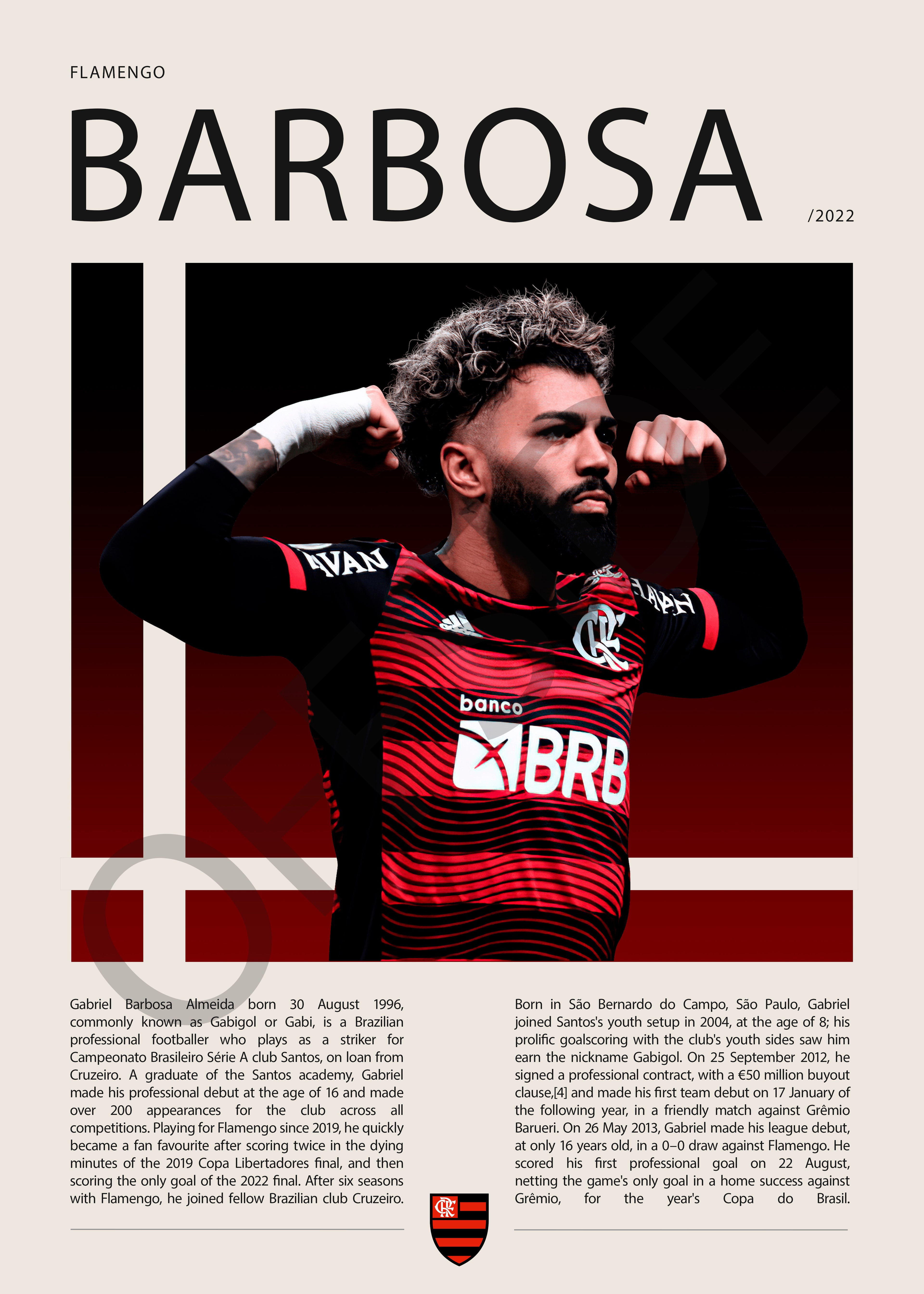 Gabriel Barbosa "Gabigol" en Flamengo Temporada 2022