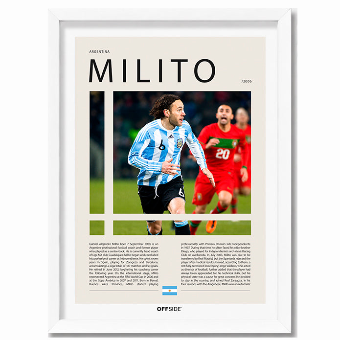 Gabriel Milito "Gaby" en Argentina Clasificatorias 2006