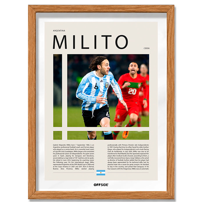 Gabriel Milito "Gaby" en Argentina Clasificatorias 2006