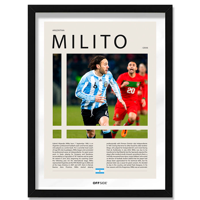 Gabriel Milito "Gaby" en Argentina Clasificatorias 2006