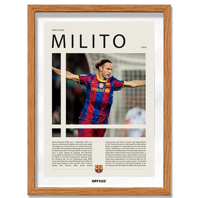 Gabriel Milito "Gaby" en Barcelona Temporada 2008