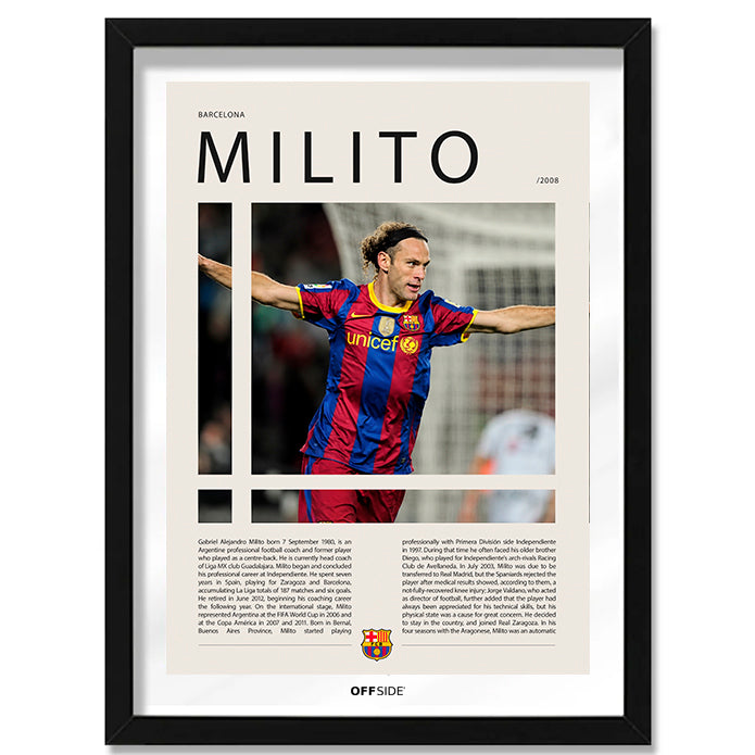Gabriel Milito "Gaby" en Barcelona Temporada 2008