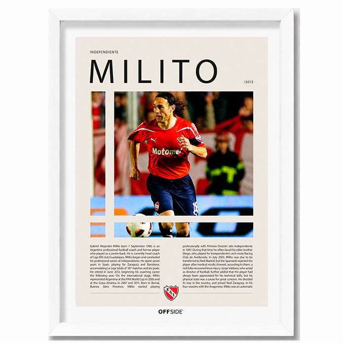 Gabriel Milito "Gaby" en Independiente Temporada 2012