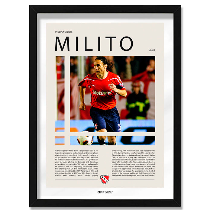 Gabriel Milito "Gaby" en Independiente Temporada 2012
