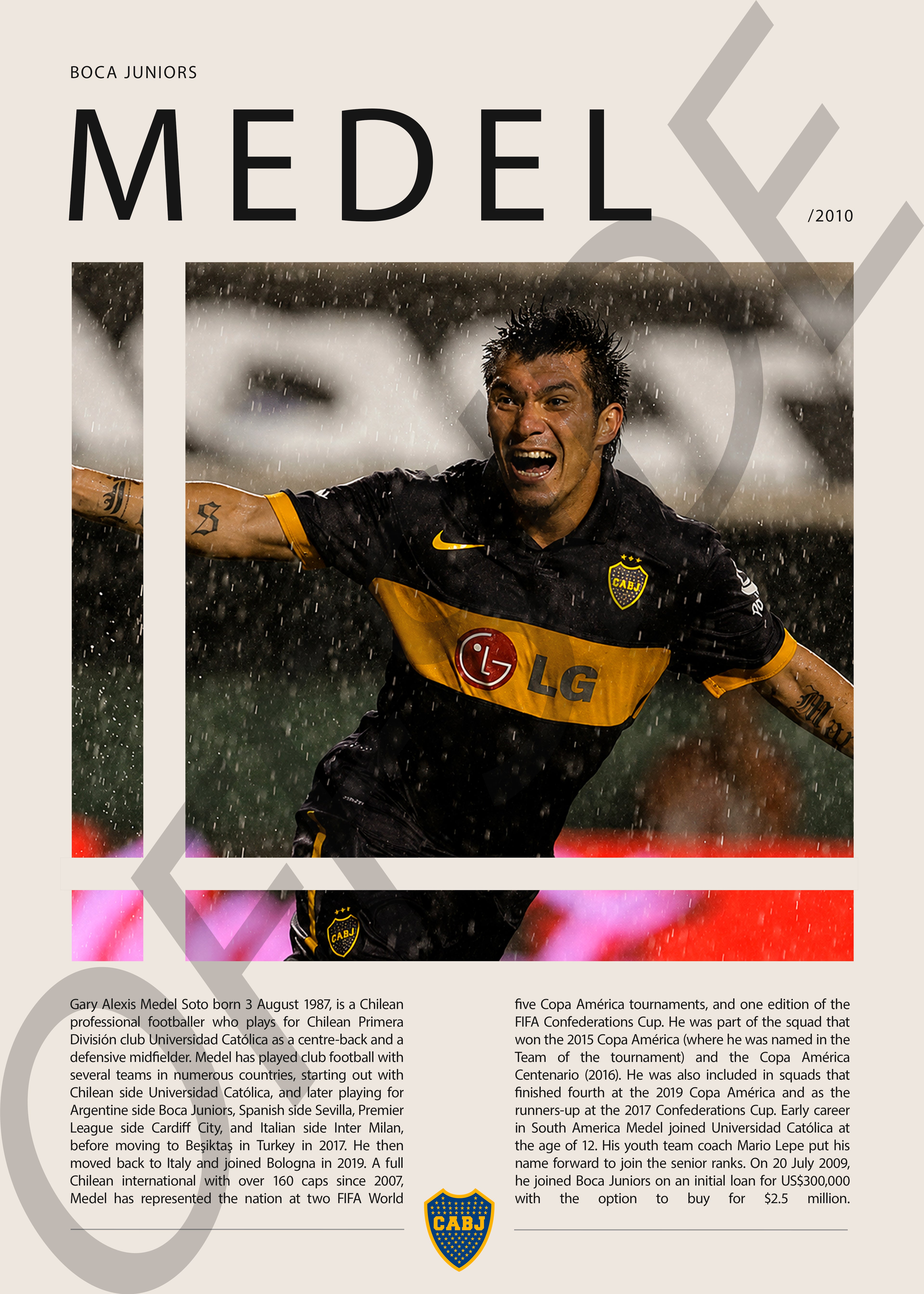 Gary Medel "El Pitbull" en Boca Junior Temporada 2010