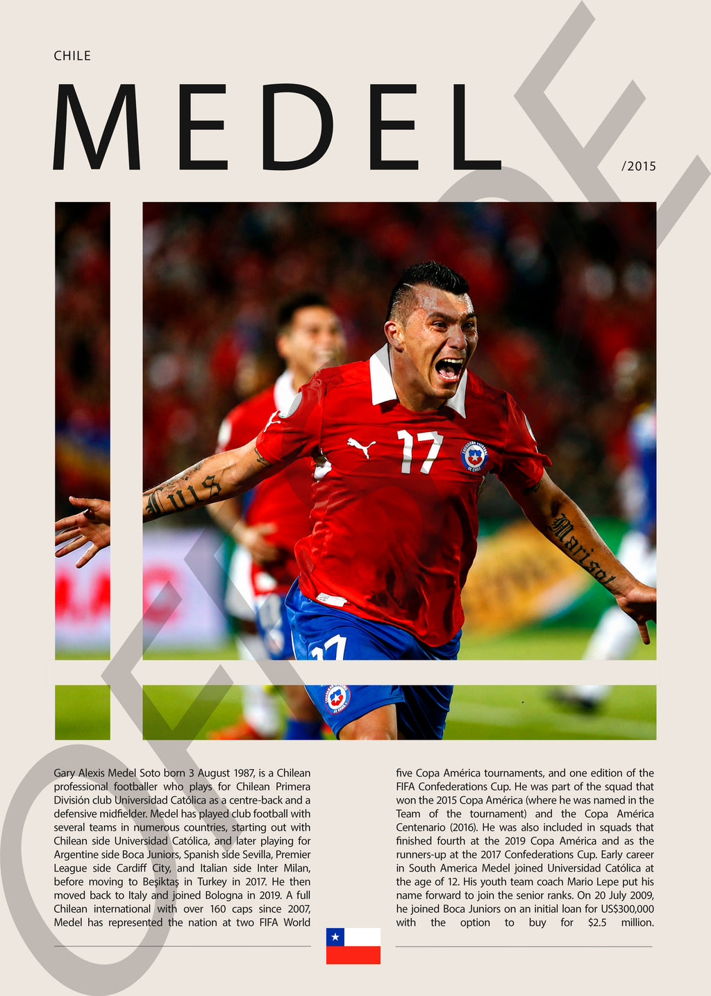 Gary Medel "El Pitbull" en Chile Clasificatorias 2015