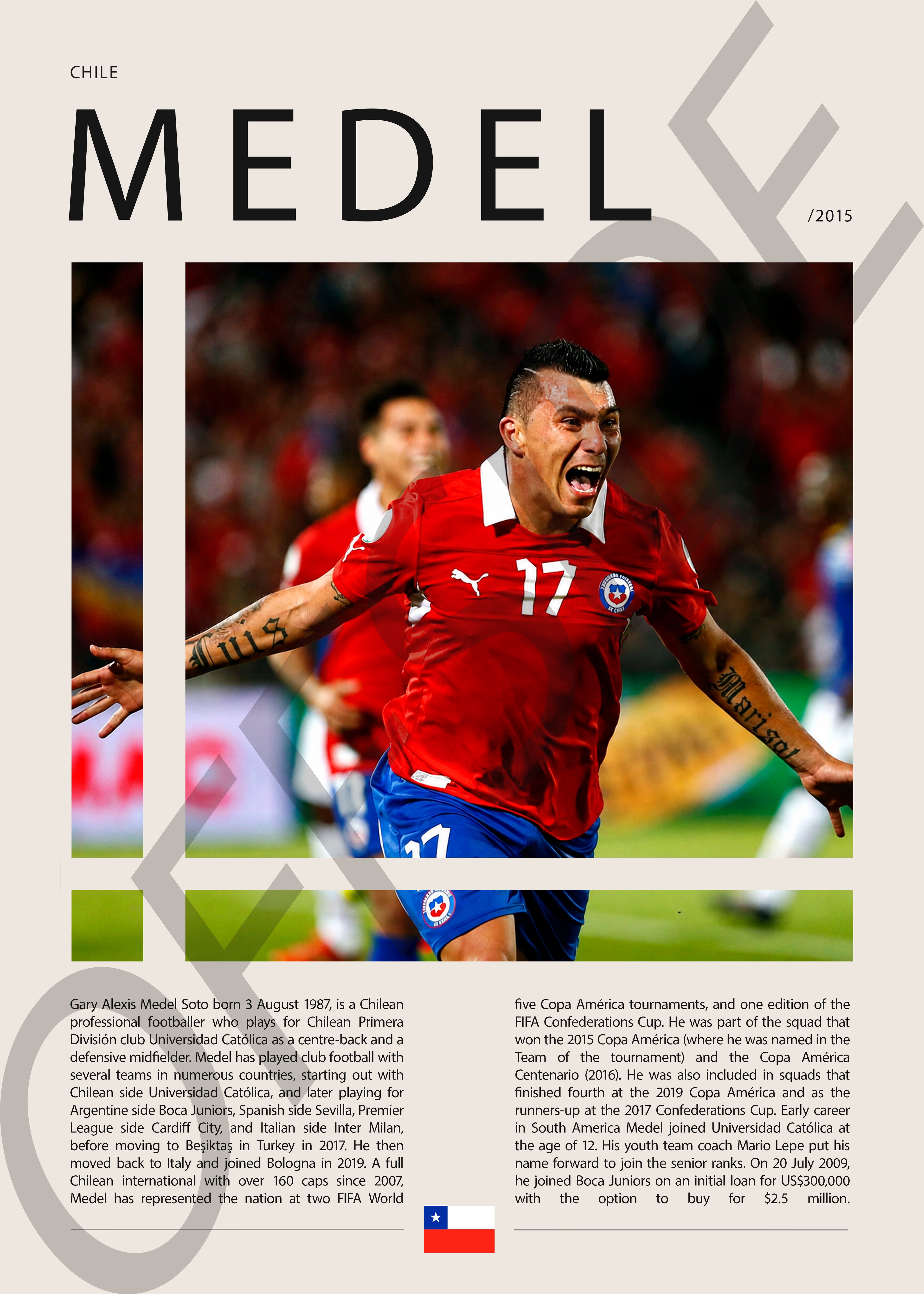 Gary Medel "El Pitbull" en Chile Clasificatorias 2015