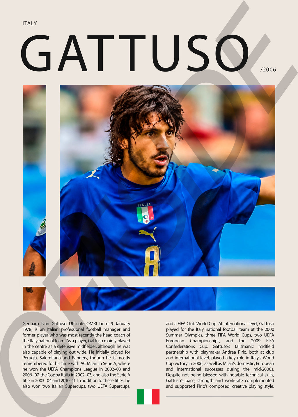 Gennaro Gatusso "Rino" en Italia Clasificatorias 2006
