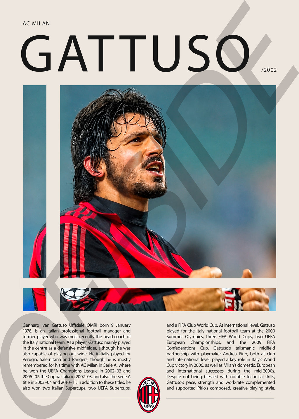 Gennaro Gatusso "Rino" en AC Milan Temporada 2002
