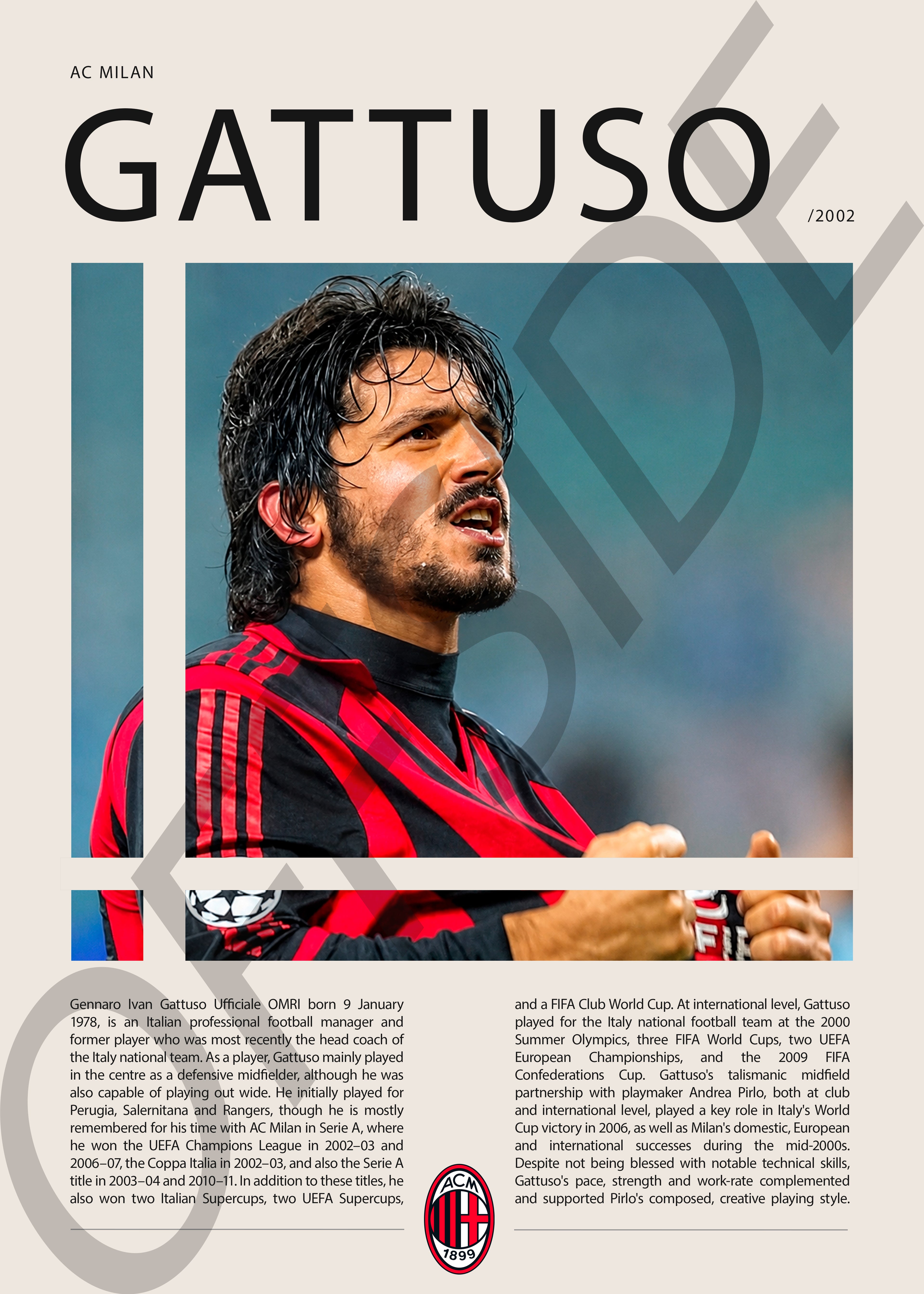 Gennaro Gatusso "Rino" en AC Milan Temporada 2002