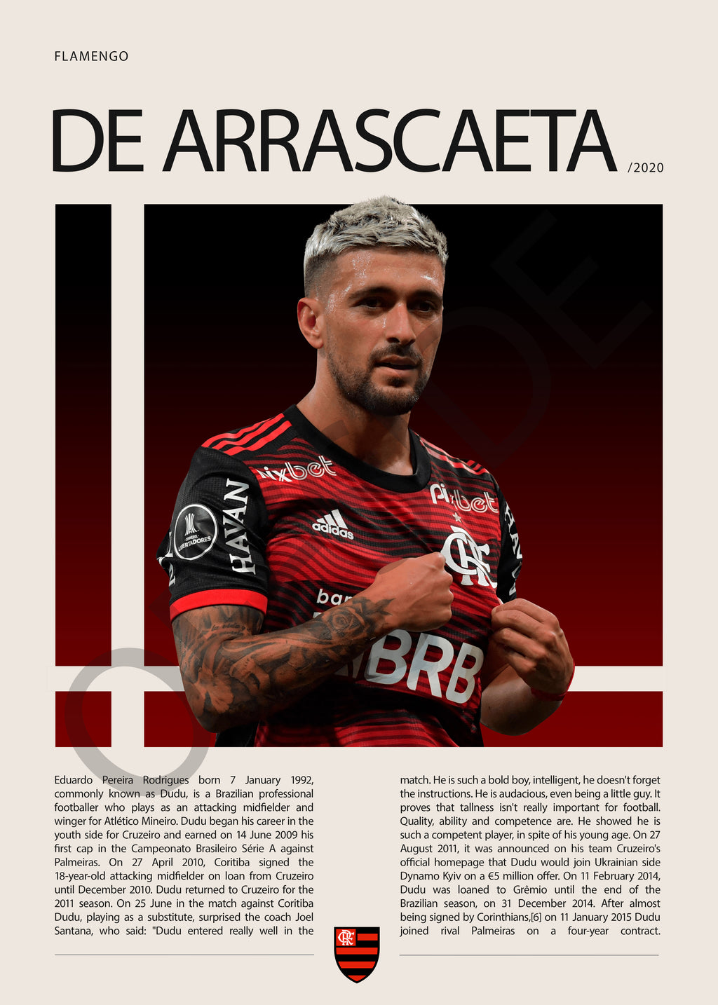 Giorgian de Arrascaeta "Cocho" en Flamengo Temporada 2020