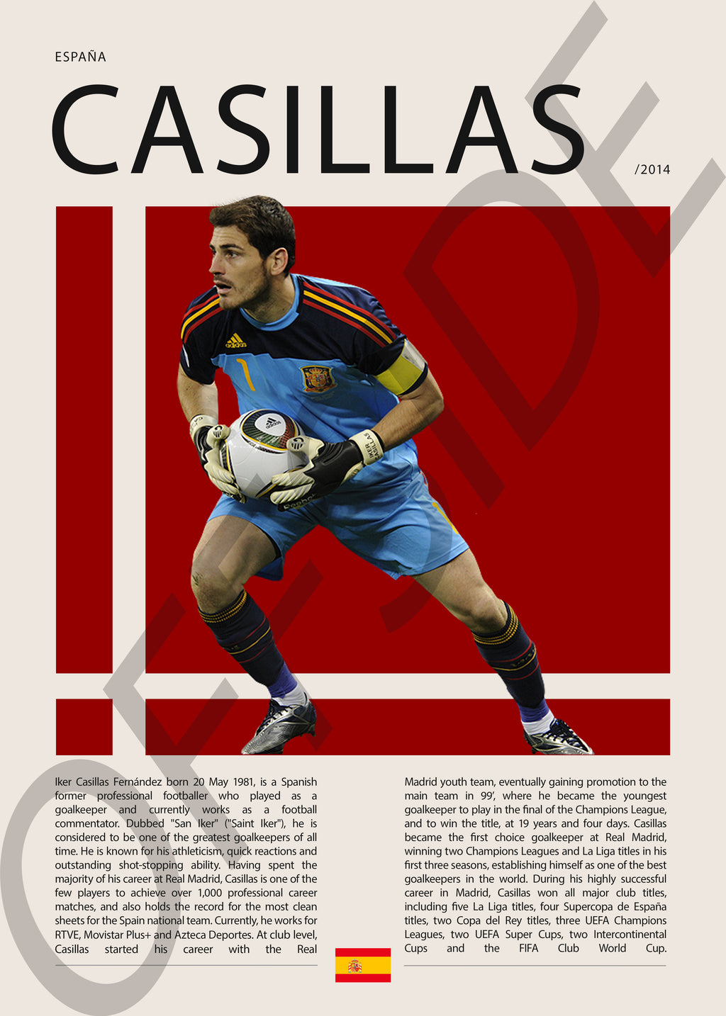 Iker Casillas "Iker" en España Clasificatorias 2014