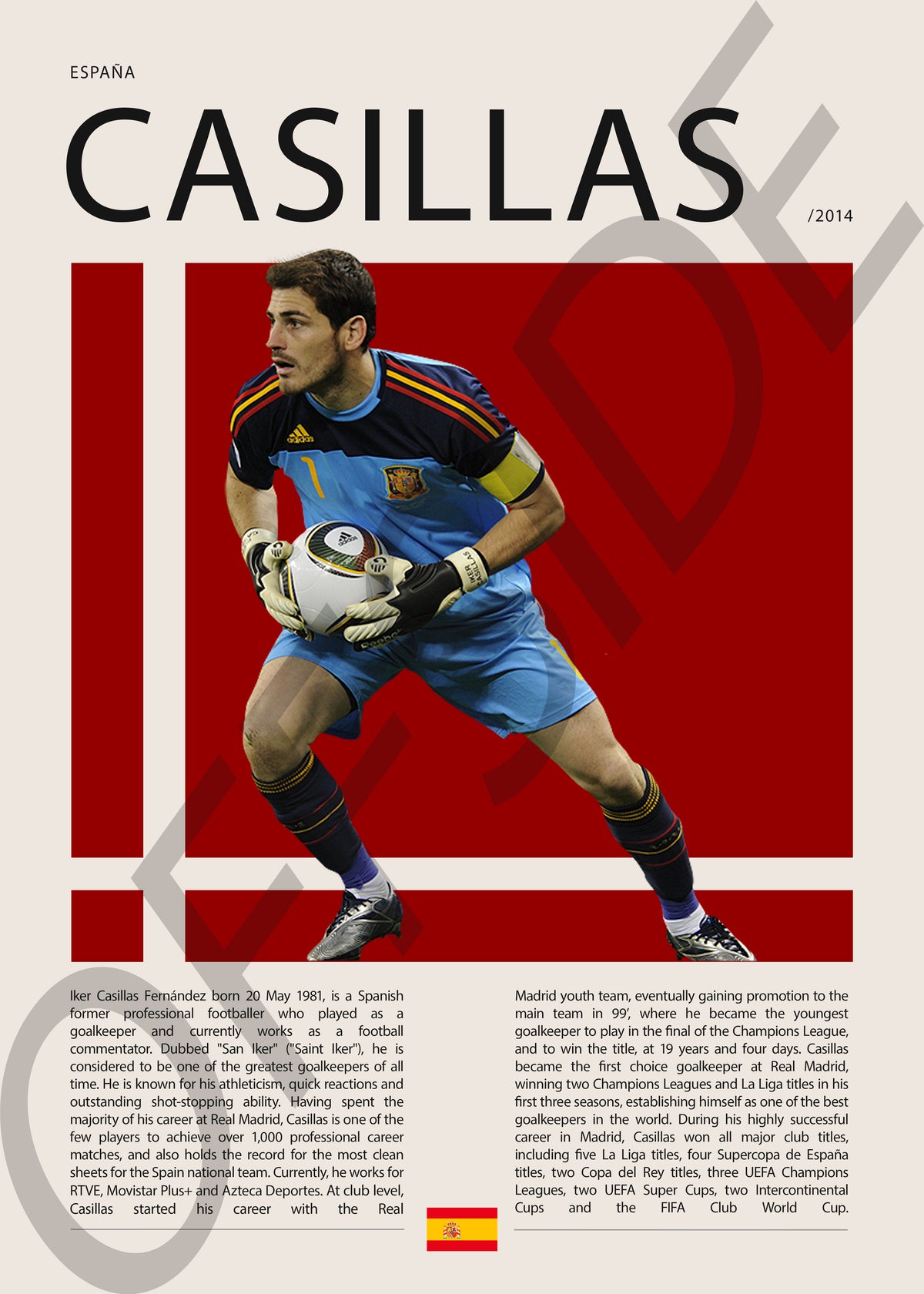 Iker Casillas "Iker" en España Clasificatorias 2014