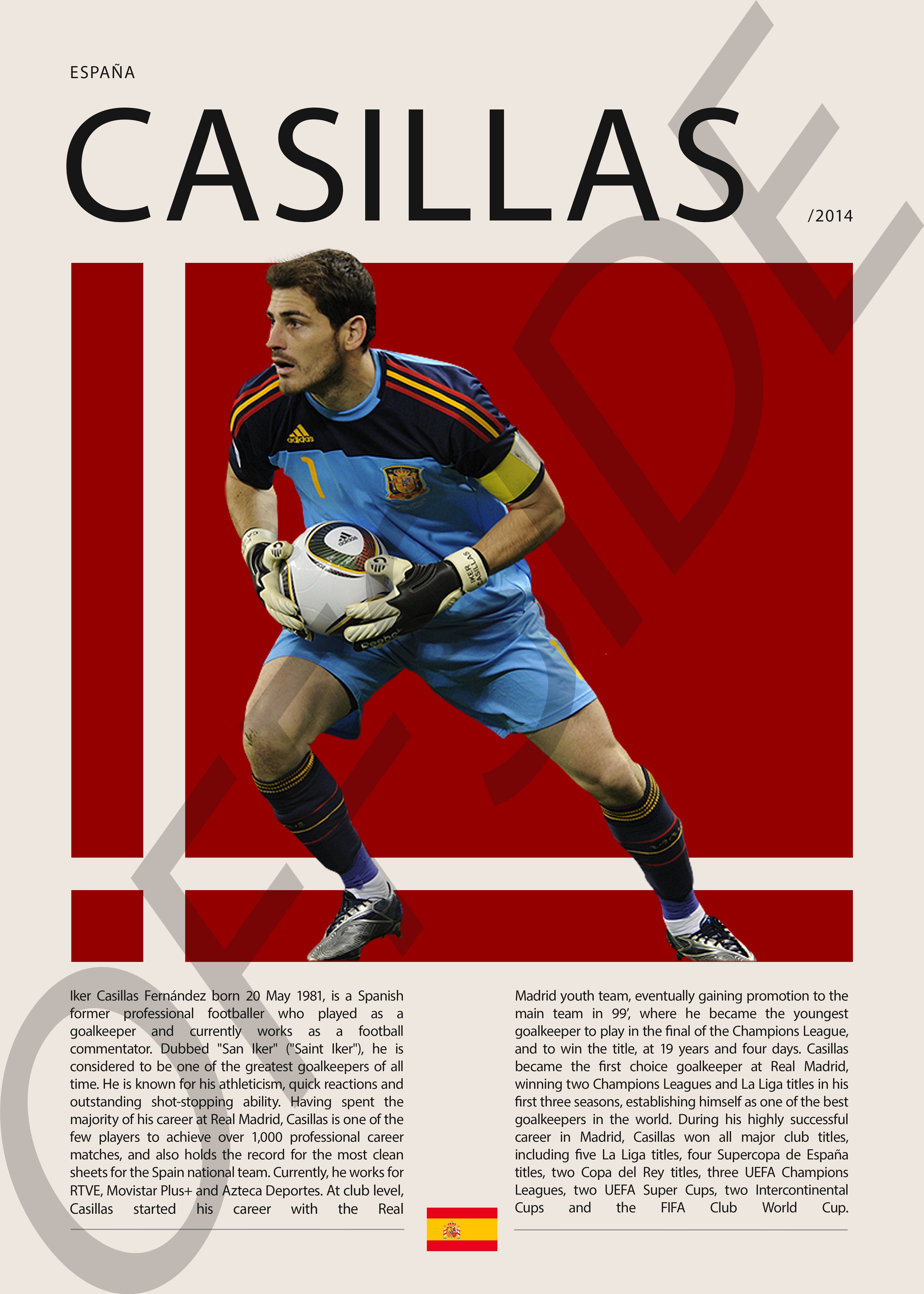 Iker Casillas "Iker" en España Clasificatorias 2014