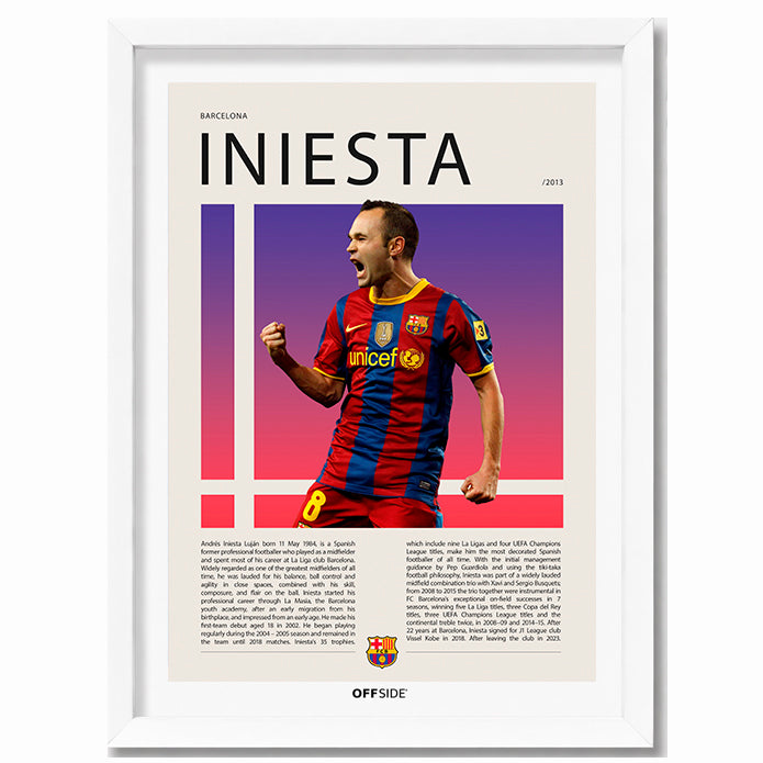 Andres Iniesta "El Cerebro" en Barcelona Temporada 2013