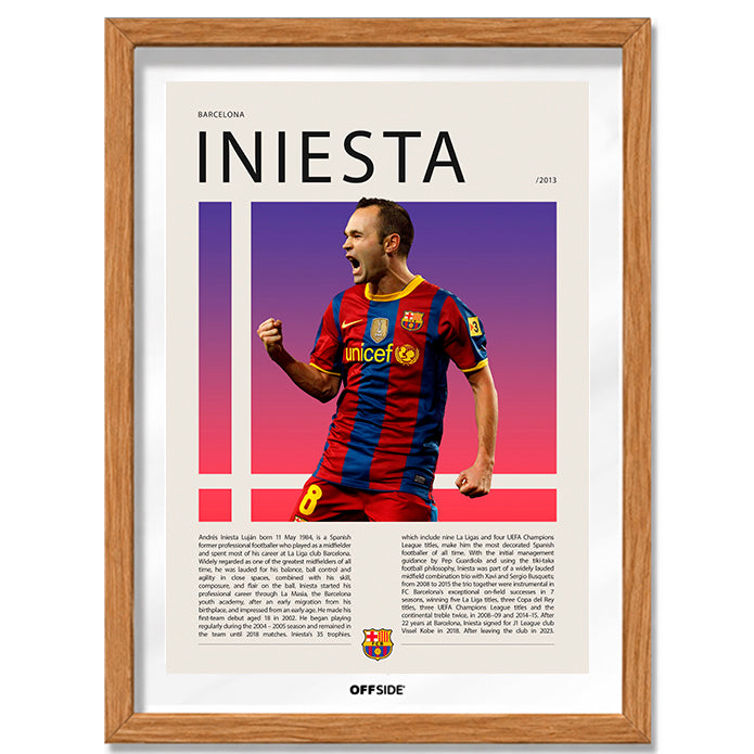 Andres Iniesta "El Cerebro" en Barcelona Temporada 2013