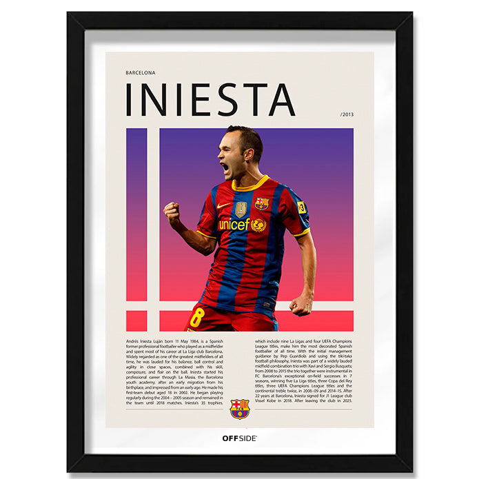 Andres Iniesta "El Cerebro" en Barcelona Temporada 2013