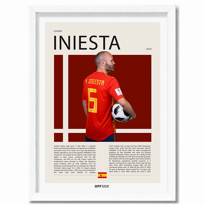 Andres Iniesta "El Cerebro" en España Clasificatorias 2020