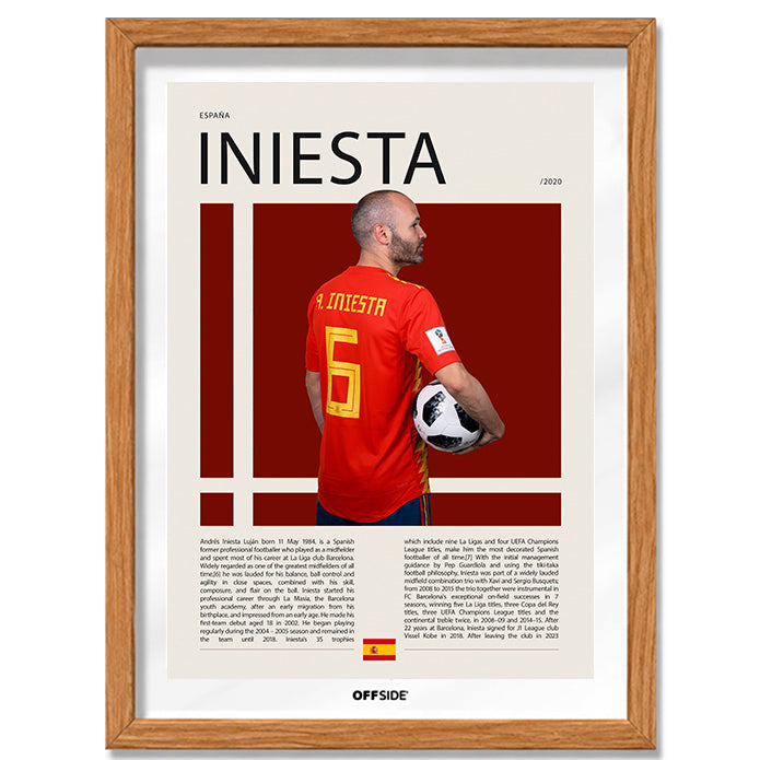 Andres Iniesta "El Cerebro" en España Clasificatorias 2020