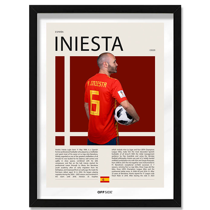 Andres Iniesta "El Cerebro" en España Clasificatorias 2020