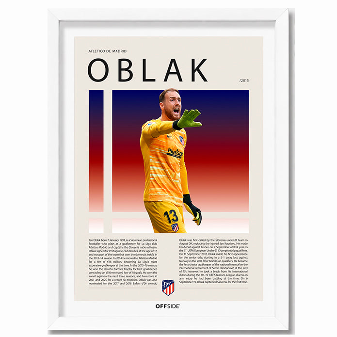 Jan Oblak "Oblak" en Atletico de Madrid Temporada 2015