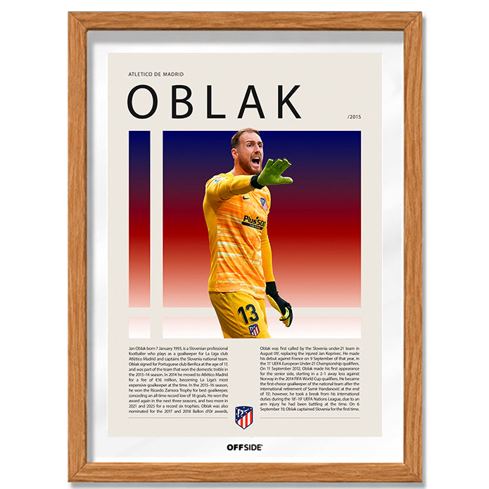Jan Oblak "Oblak" en Atletico de Madrid Temporada 2015