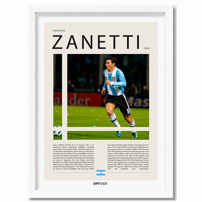 Javier Zanetti "El Pupi" en Argentina Clasificatorias 2006