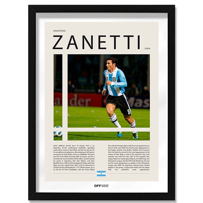 Javier Zanetti "El Pupi" en Argentina Clasificatorias 2006