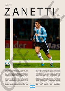 Javier Zanetti "El Pupi" en Argentina Clasificatorias 2006