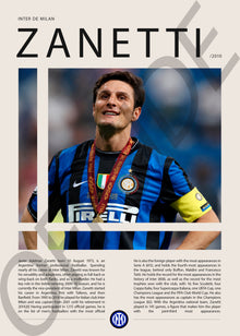 Javier Zanetti "El Pupi" en Inter de Milan Temporada 2010