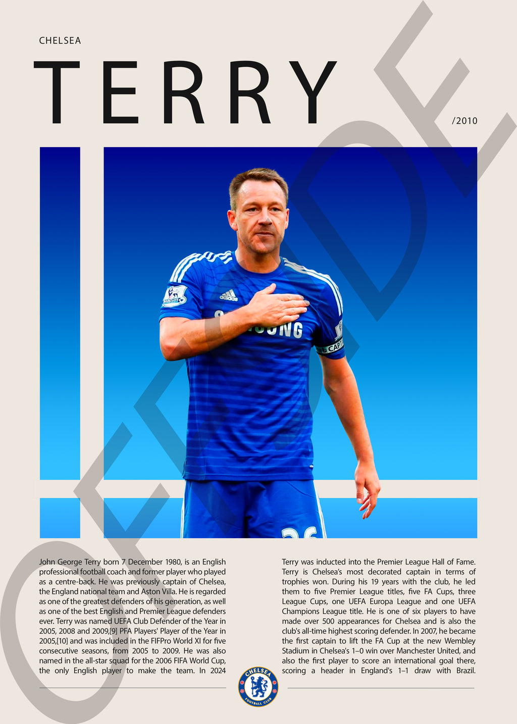 John Terry "Terry" en Chelsea Temporada 2010
