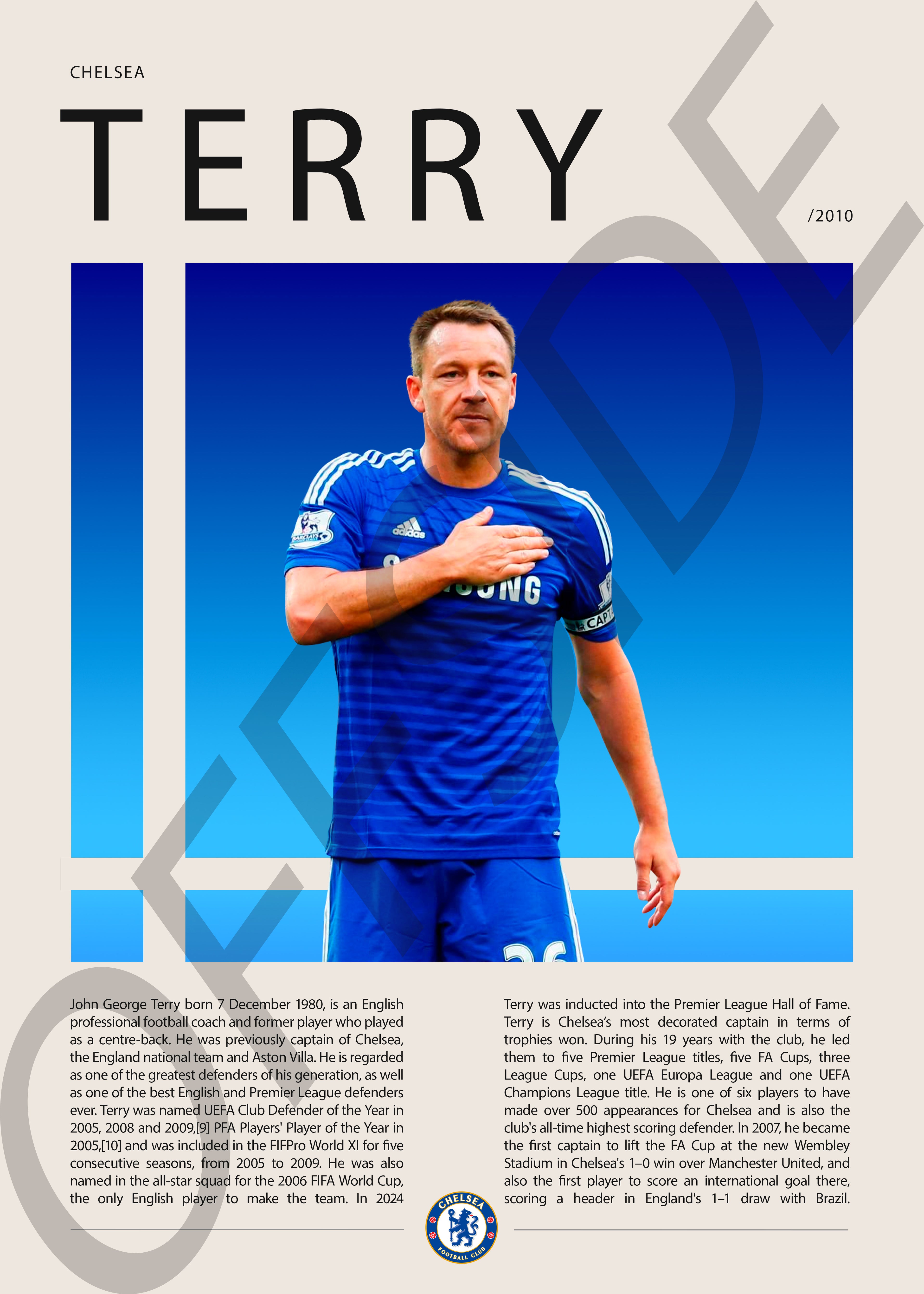 John Terry "Terry" en Chelsea Temporada 2010